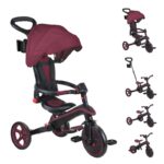 Детска триколка 4 в 1 GLOBBER EXPLORER TRIKE FOLDABLE, сгъваема, цвят бургунди - Image 8