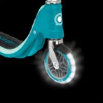 Светеща тротинетка с две колела FLOW 125 LIGHTS - синьо-зелена - Image 6