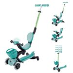 Тротинетка 5 в 1 GLOBBER BABY LEARN 360° FLASH LIGHTS - мента - Image 6