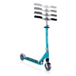 Алуминиева сгъваема тротинетка за деца FLOW ELEMENT COMFORT LIGHTS – аква - Image 4
