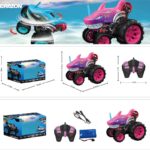 Офроуд джип с RC управление и 360° завъртане - розов - Image 3