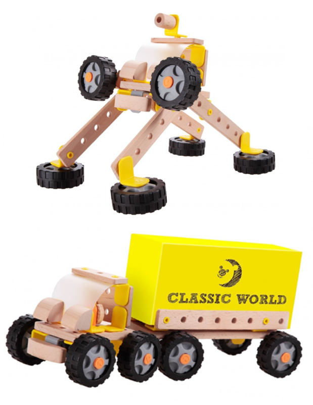 дървен конструктор "Контейнеровоз" Classic World