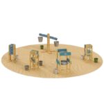 Дървена детска кула за игра с пясък Classic World Educational, 3+ години - Image 2
