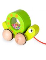 Дървена играчка за дърпваме "Охлювче" – Classic World - Image 2