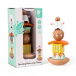 Дървена образователна игра „Веселият клоун“ – 6 части - Image 2