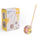 Дървена играчка за бутане Classic World с цветни елементи - Image 3
