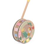 Дървена играчка за бутане Classic World с цветни елементи - Image 9