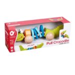 Дървено крокодилче за дърпане Classic World - Image 2