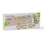 Дървена образователна игра "Ключовете от замъка" – 11 части - Image 2