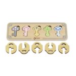 Дървена образователна игра "Ключовете от замъка" – 11 части - Image 7