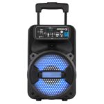Преносима тонколона с LED светлини и микрофон, Groove119 - Image 6