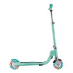 Детска сгъваема тротинетка с две светещи колела Globber Flow Foldable Junior Lights - ментова - Image 7