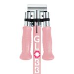 Детска сгъваема тротинетка с две светещи колела Globber Flow Foldable Junior Lights - розова - Image 6