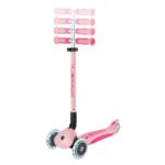 Детска сгъваема тротинетка с родителски контрол Globber Go Up Deluxe Flash Lights, розова - Image 6
