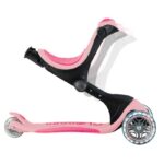 Детска сгъваема тротинетка с родителски контрол Globber Go Up Deluxe Flash Lights, розова - Image 2