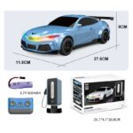 Детска спортна електрическа кола Crazon New Energy със зарядна станция, RC в син цвят - Image 4