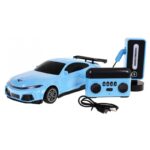 Детска спортна електрическа кола Crazon New Energy със зарядна станция, RC в син цвят - Image 11