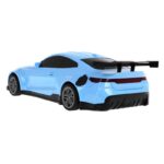 Детска спортна електрическа кола Crazon New Energy със зарядна станция, RC в син цвят - Image 9