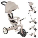 Детска триколка 4 в 1 GLOBBER EXPLORER TRIKE ECOLOGIC, кокос - Image 8