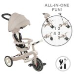 Детска триколка 4 в 1 GLOBBER EXPLORER TRIKE ECOLOGIC, кокос - Image 7