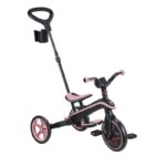 Детска триколка 4 в 1 GLOBBER EXPLORER TRIKE FOLDABLE, сгъваема, розов цвят - Image 6