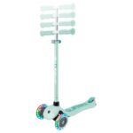 Детска тротинетка с 3 светещи колела GLOBBER PRIMO PLUS LIGHTS, мента - Image 3