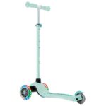 Детска тротинетка с 3 светещи колела GLOBBER PRIMO PLUS LIGHTS, мента - Image 4