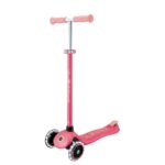 Детска тротинетка със светещи колела PRIMO PLUS GLOW LIGHTS, корал - Image 8