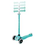 Детска тротинетка със светещи колела PRIMO PLUS GLOW LIGHTS, ментов цвят - Image 5