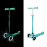 Детска тротинетка със светещи колела PRIMO PLUS GLOW LIGHTS, ментов цвят - Image 2