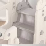 Детски игрален модул автобус с пързалка – сив - Image 6