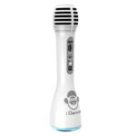 Детски Bluetooth микрофон със светлини и тонколона, бял - Image 4