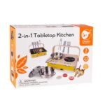 Детска кухня 2 в 1 с печка и аксесоари – 23 части - Image 2