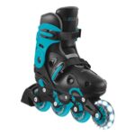 Детски ролери със светещи колела GLOBBER 2 в 1, размер 34-37 - сини - Image 4