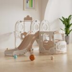 Детски център за игра 4 в 1, Автобус в кафяв цвят - Image 6