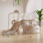 Детски център за игра 4 в 1, Автобус в кафяв цвят - Image 2