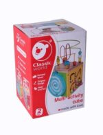 Дървен дидактически куб с активности – Classic World - Image 6