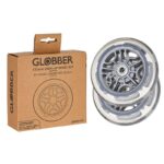 Резервни колела с бяла LED светлина, 121mm за тротинетки GLOBBER - Image 2