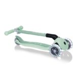 Еко тротинетка за деца PRIMO FOLDABLE LIGHTS ECO – цвят пистачио - Image 3