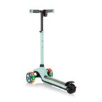Електрическа тротинетка със светещи колела GLOBBER E-MOTION 4 PLUS за деца над 6 години - ментово зелена - Image 3