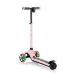 Електрическа тротинетка със светещи колела GLOBBER E-MOTION 4 PLUS за деца над 6 години - пастелно розова - Image 3