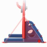 Интерактивен баскетболен кош 6 в 1, червен цвят - Image 2