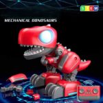 Интерактивен сглобяем динозавър Дино с RC в червен цвят - Image 5