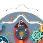Интерактивна дървена играчка „Космическа ракета“ - Image 6