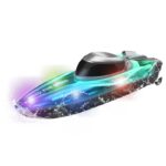 Интерактивна светеща скоростна лодка Crazon, RC - за деца - Image 5