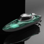 Интерактивна светеща скоростна лодка Crazon, RC - за деца - Image 3