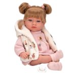 Кукла Ария в розово, която се смее - 40 см - Image 3