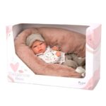 Кукла-бебе Анди в бежов комплект с аксесоари - 40 см, реално тегло - Image 2