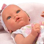 Кукла-бебе Инна с розово одеяло и аксесоари - 38 см - Image 4