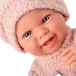 Кукла-бебе Зои в розово плюшено костюмче и аксесоари - 42 см - Image 3